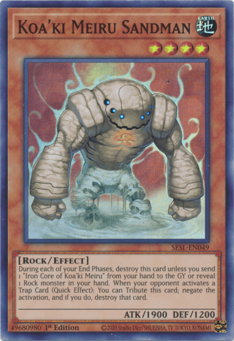 Koa'ki Meiru Sandman [SESL-EN049] Super Rare - POKÉ JEUX