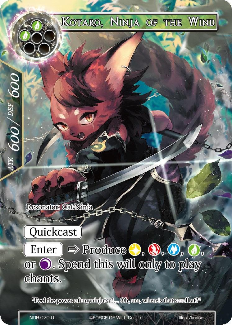 Kotaro, Ninja of the Wind (Full Art) (NDR-070) [New Dawn Rises] - POKÉ JEUX