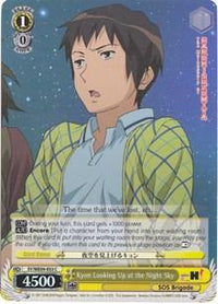 Kyon Looking Up at the Night Sky (SY/WE09-E03) (Foil) [The Melancholy of Haruhi Suzumiya Extra Booster] - POKÉ JEUX