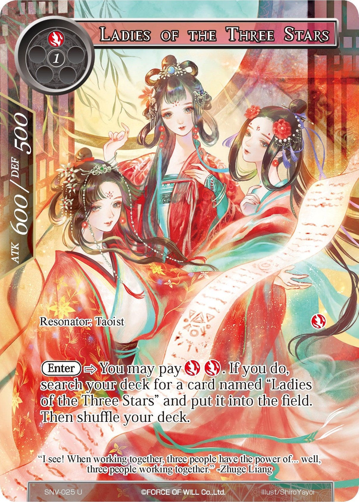 Ladies of the Three Stars (Full Art) (SNV-025) [The Strangers of New Valhalla] - POKÉ JEUX