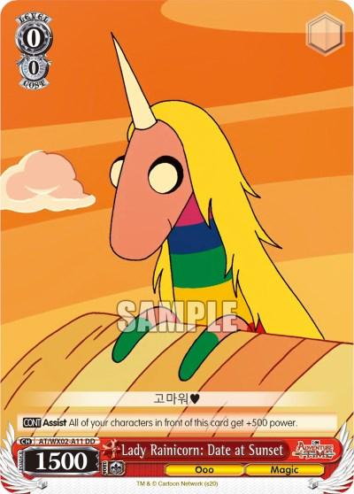 Lady Rainicorn: Date at Sunset (AT/WX02-A11) (Promo) [Adventure Time] - POKÉ JEUX