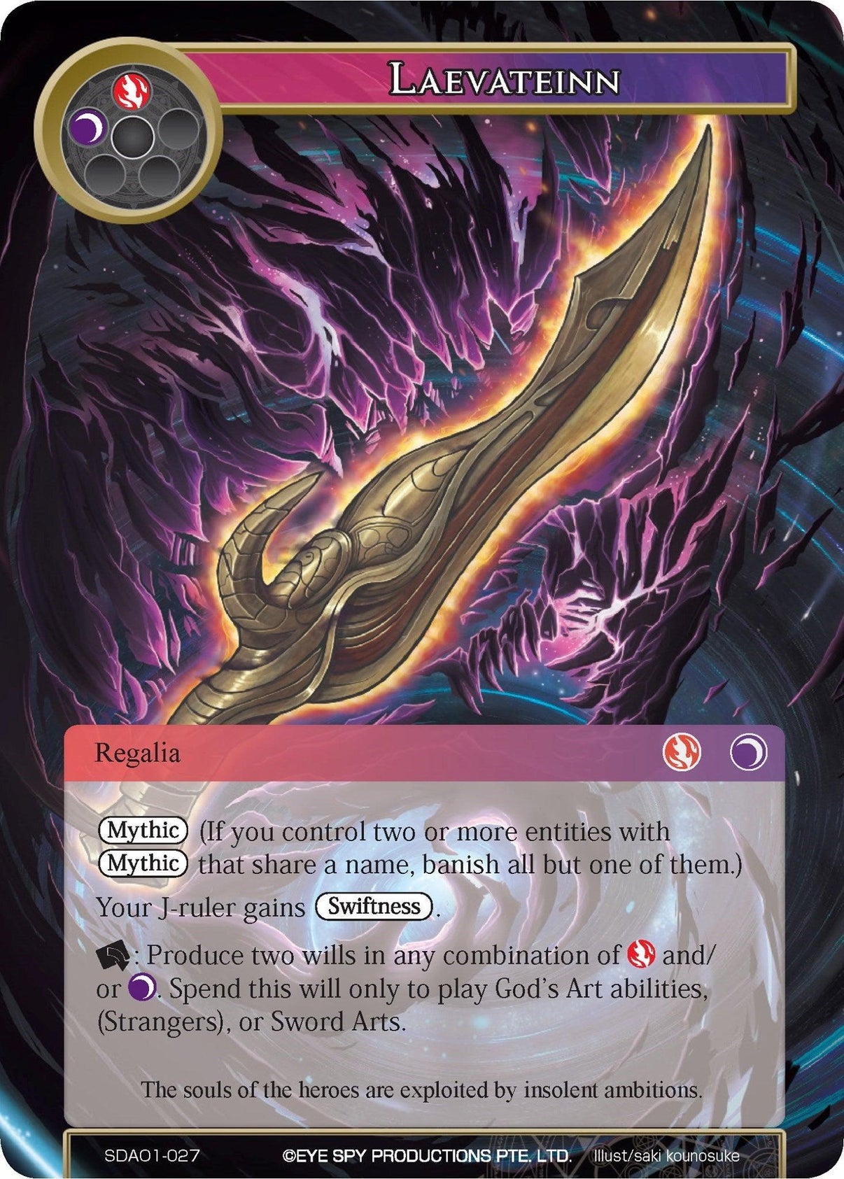 Laevateinn (SDAO1-027) [Alice Origin Starter Deck] - POKÉ JEUX