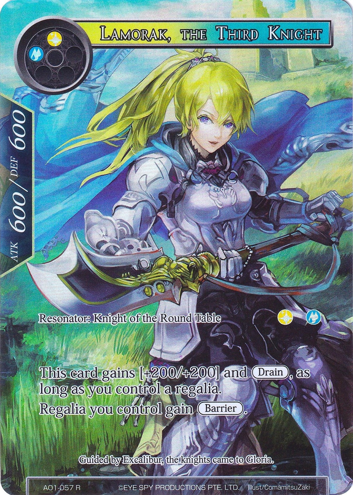 Lamorak, the Third Knight (Full Art) (AO1-057) [Alice Origin] - POKÉ JEUX
