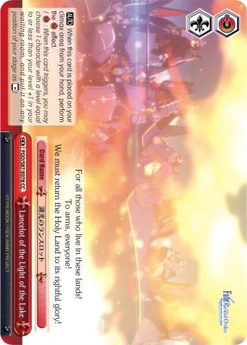 Lancelot of the Light of the Lake (FGO/S87-E078 CC) [Fate/Grand Order THE MOVIE Divine Realm of the Round Table: Camelot] - POKÉ JEUX