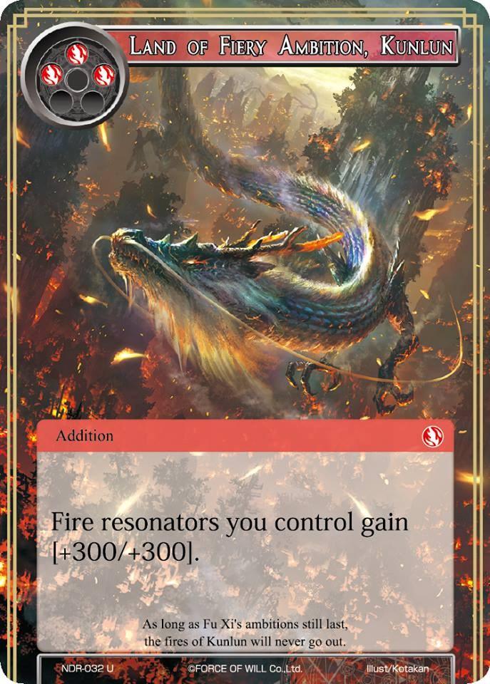 Land of Fiery Ambition, Kunlun (NDR-032) [New Dawn Rises] - POKÉ JEUX