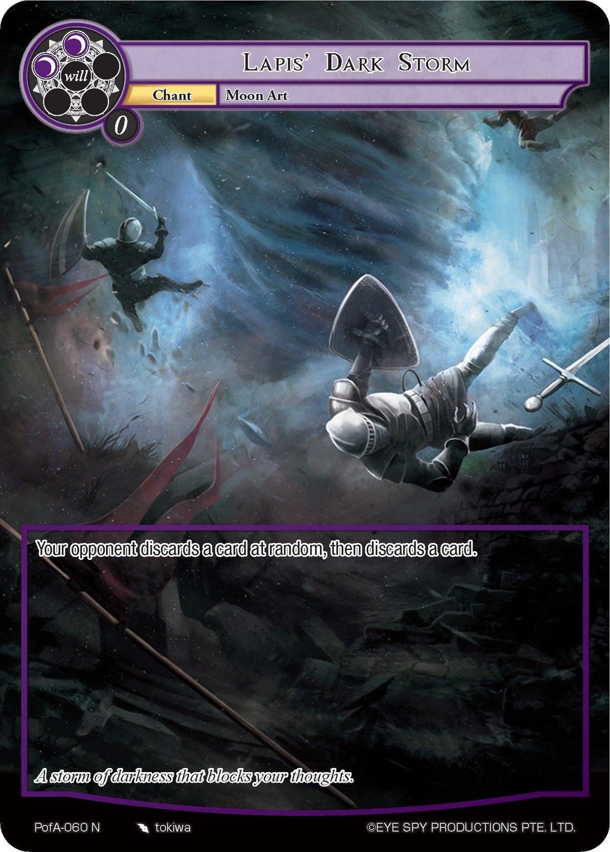Lapis' Dark Storm (Full Art) (PofA-060) [Alice Origin IV: Prologue of Attoractia] - POKÉ JEUX
