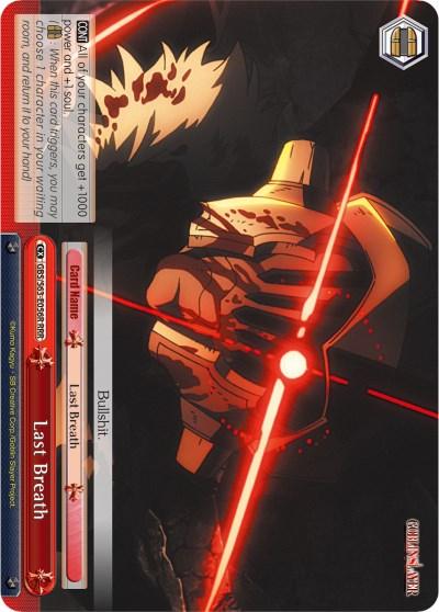Last Breath (GBS/S63-E056R RRR) [Goblin Slayer] - POKÉ JEUX