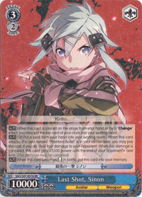 Last Shot, Sinon (SAO/S47-E076 RR) [Sword Art Online Re: Edit] - POKÉ JEUX