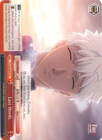 Last Words (FS/S36-E070 CR) [Fate/Stay Night [Unlimited Blade Works] Vol. II] - POKÉ JEUX