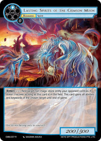 Lasting Spirits of the Crimson Moon (CMB-037 R) [Crimson Moon's Battleground] - POKÉ JEUX