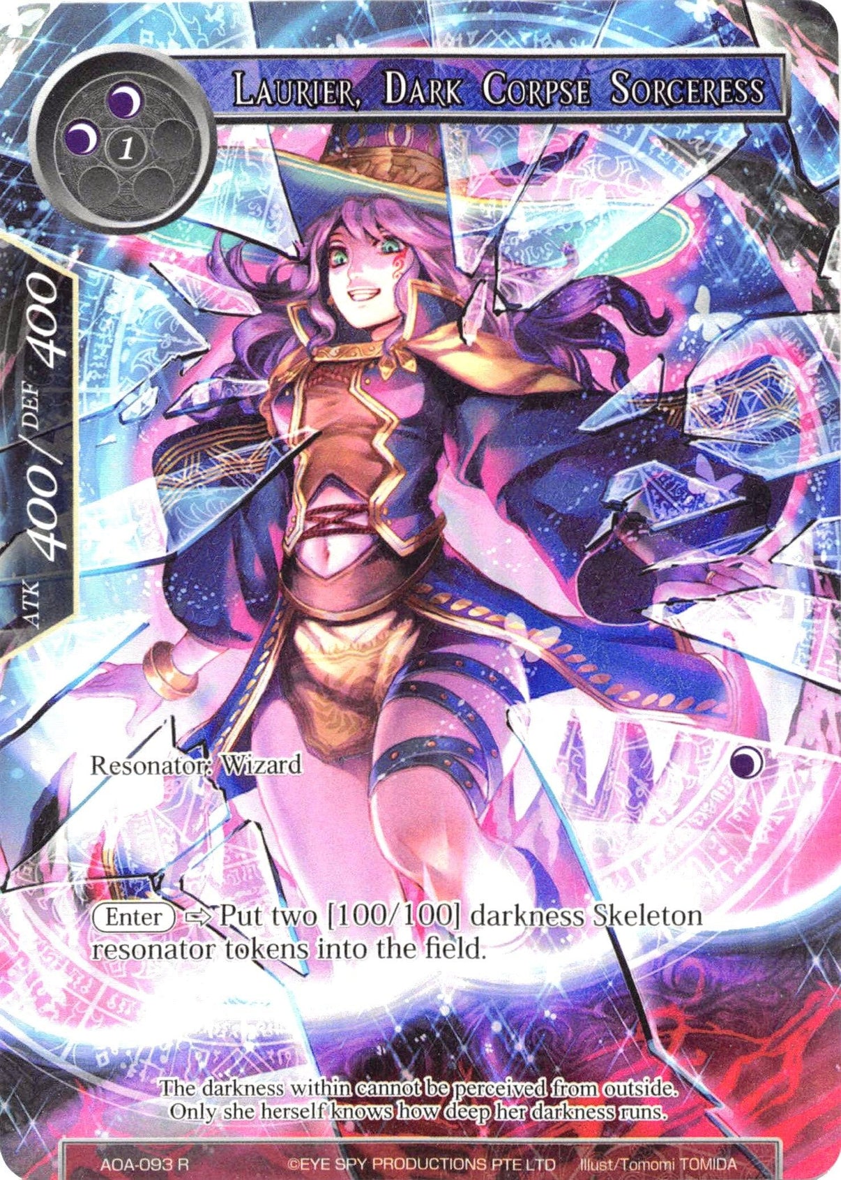 Laurier, Dark Corpse Sorceress (Full Art) (AOA-093) [Awakening of the Ancients] - POKÉ JEUX