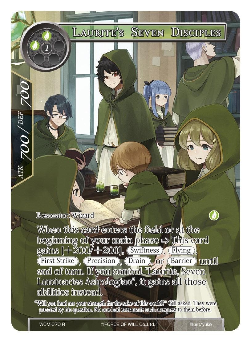 Laurite's Seven Disciples (Full Art) (WOM-070) [Winds of the Ominous Moon] - POKÉ JEUX