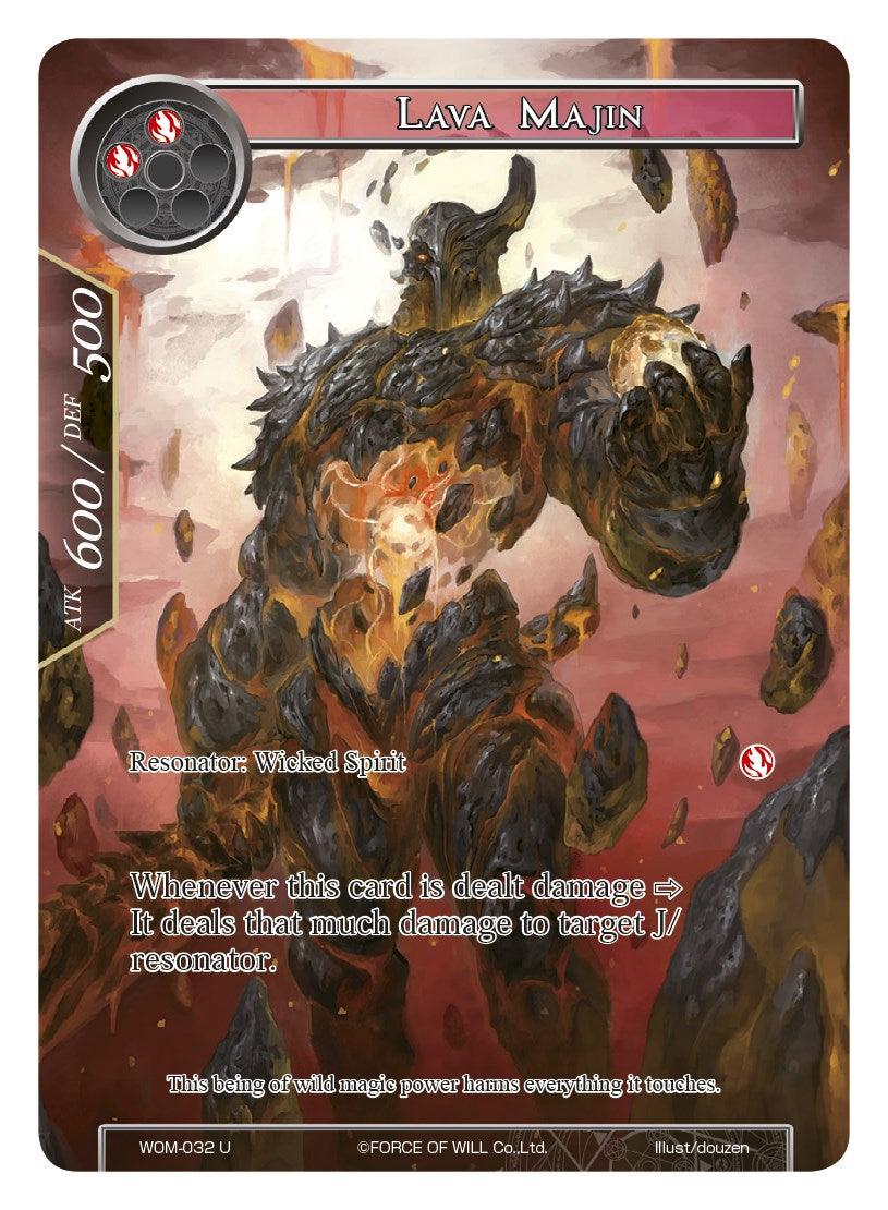 Lava Majin (Full Art) (WOM-032) [Winds of the Ominous Moon] - POKÉ JEUX