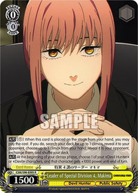 Leader of Special Division 4, Makima (CSM/S96-E005 R) [Chainsaw Man] - POKÉ JEUX
