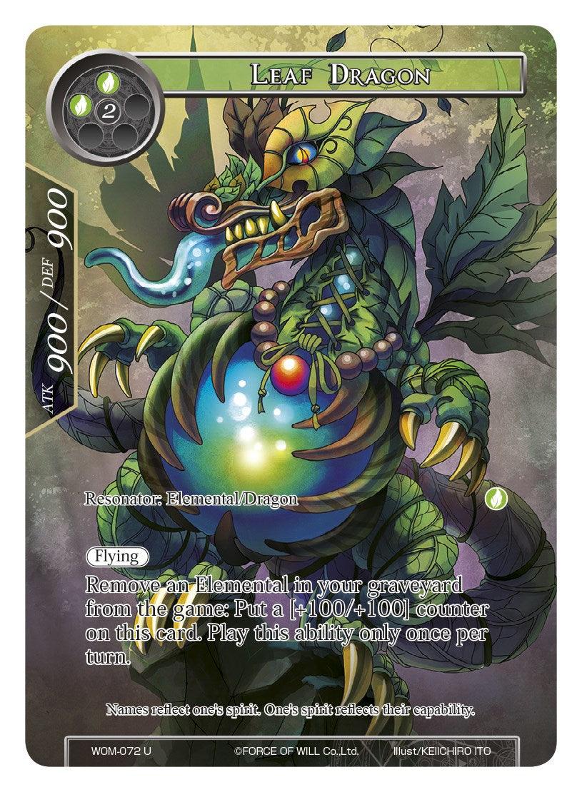 Leaf Dragon (Full Art) (WOM-072) [Winds of the Ominous Moon] - POKÉ JEUX