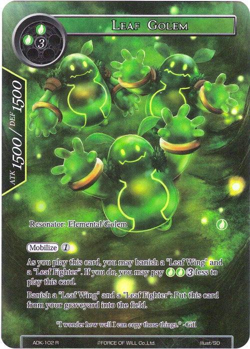 Leaf Golem (Full Art) (ADK-102) [Advent of the Demon King] - POKÉ JEUX