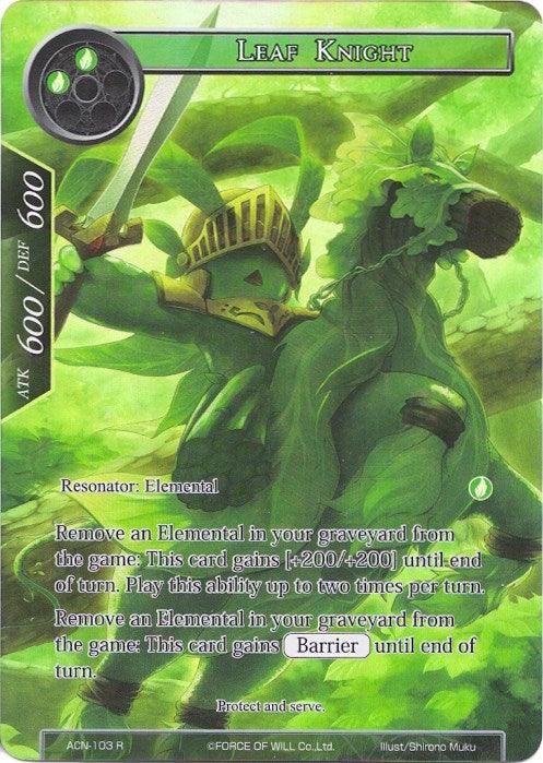 Leaf Knight (Full Art) (ACN-103) [Ancient Nights] - POKÉ JEUX