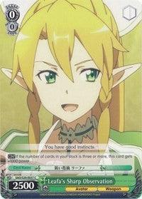 Leafa's Sharp Observation (SAO/S20-E037 C) [Sword Art Online] - POKÉ JEUX
