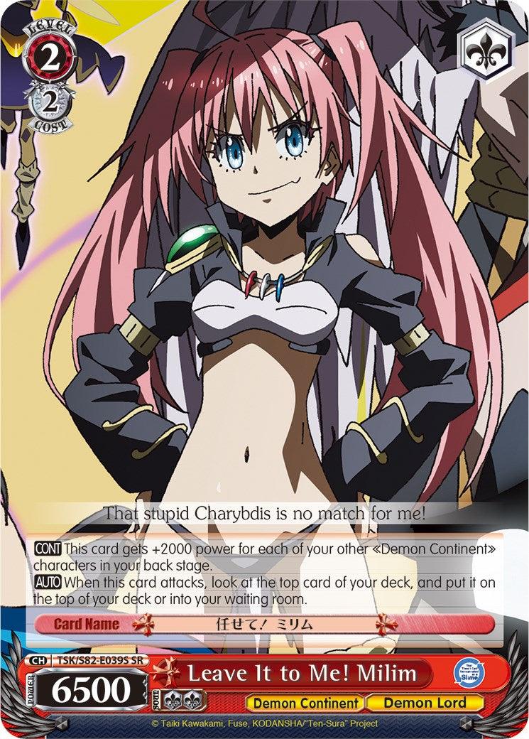 Leave It to Me! Milim (TSK/S82-E039S SR) [That Time I Got Reincarnated as a Slime Vol.2] - POKÉ JEUX
