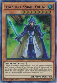 Legendary Knight Critias (Blue) [DLCS-EN002] Ultra Rare - POKÉ JEUX