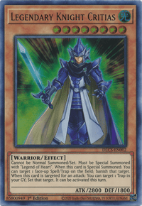 Legendary Knight Critias [DLCS-EN002] Ultra Rare - POKÉ JEUX