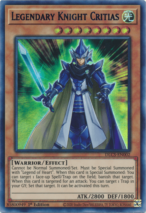 Legendary Knight Critias (Purple) [DLCS-EN002] Ultra Rare - POKÉ JEUX