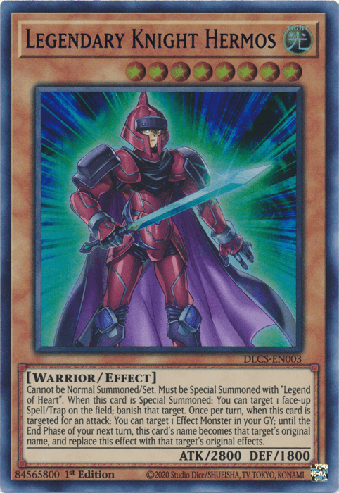 Legendary Knight Hermos (Blue) [DLCS-EN003] Ultra Rare - POKÉ JEUX