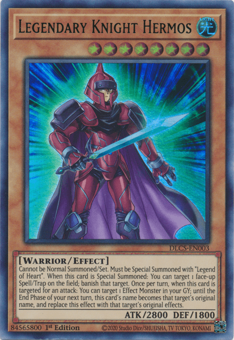 Legendary Knight Hermos (Green) [DLCS-EN003] Ultra Rare - POKÉ JEUX