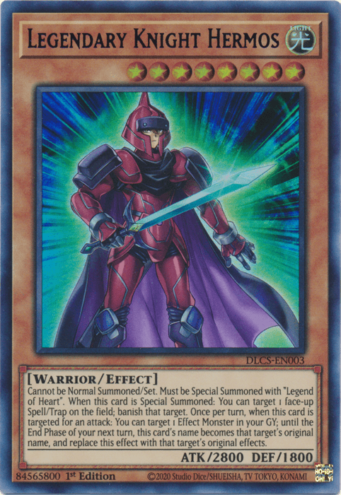 Legendary Knight Hermos (Purple) [DLCS-EN003] Ultra Rare - POKÉ JEUX