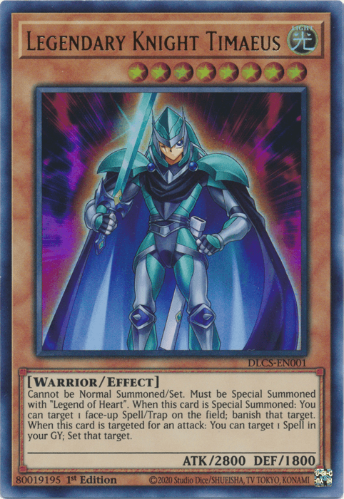 Legendary Knight Timaeus [DLCS-EN001] Ultra Rare - POKÉ JEUX