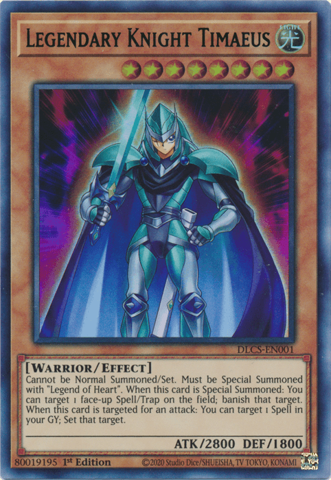 Legendary Knight Timaeus (Green) [DLCS-EN001] Ultra Rare - POKÉ JEUX