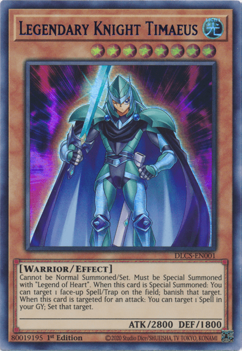 Legendary Knight Timaeus (Purple) [DLCS-EN001] Ultra Rare - POKÉ JEUX
