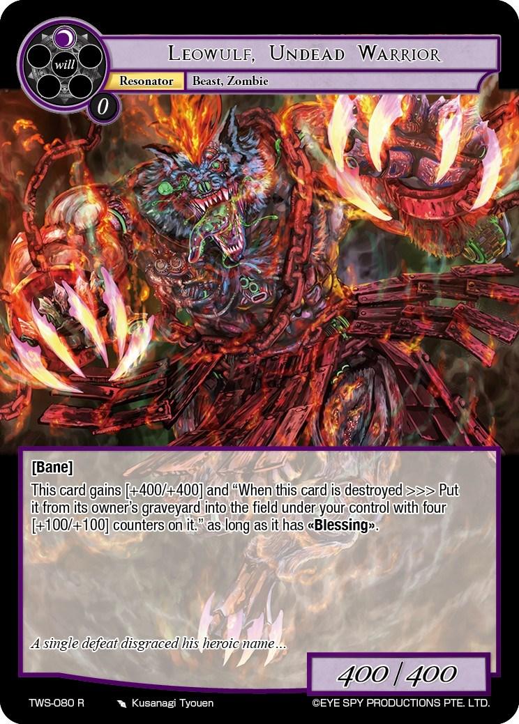 Leowulf, Undead Warrior (TWS-080 R) [The War of the Suns] - POKÉ JEUX