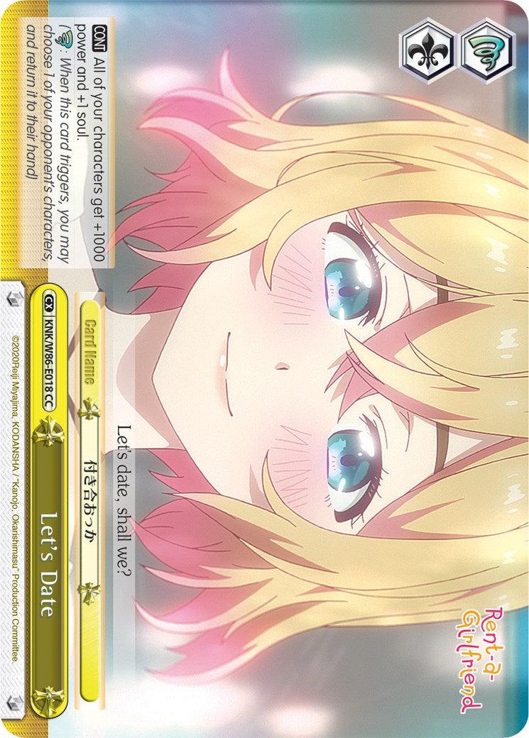 Let's Date (KNK/W86-E018 CC) [Rent-A-Girlfriend] - POKÉ JEUX