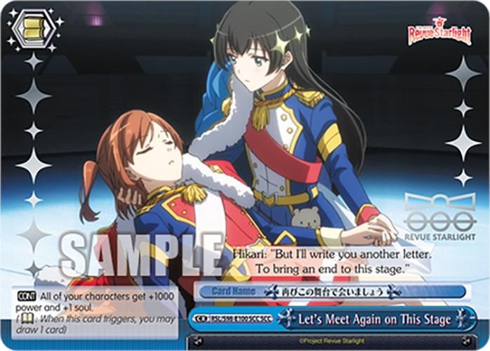 Let's Meet Again on This Stage (RSL/S98-E100SCC SCC) [Revue Starlight The Movie] - POKÉ JEUX