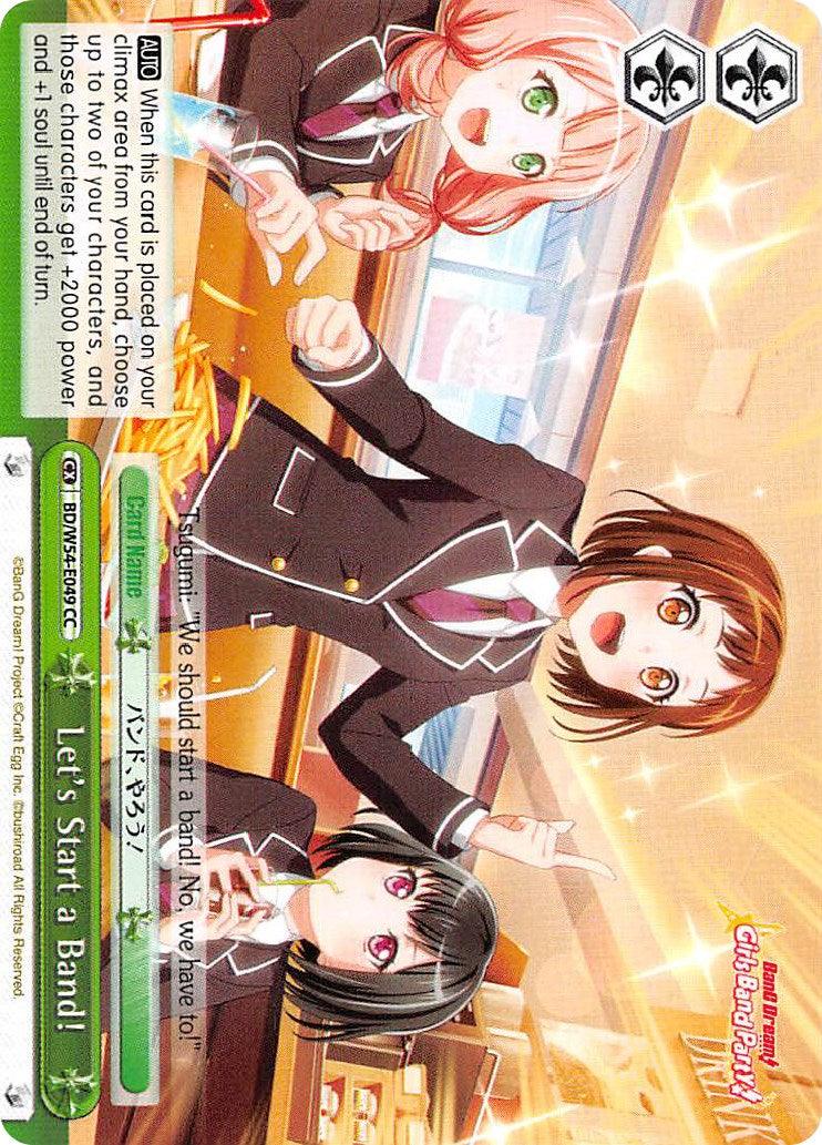 Let's Start a Band! (BD/W54-E049 CC) [BanG Dream! Girls Band Party!] - POKÉ JEUX