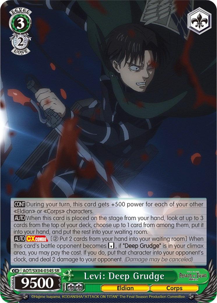 Levi: Deep Grudge (Foil) [Attack On Titan: Final Season] - POKÉ JEUX