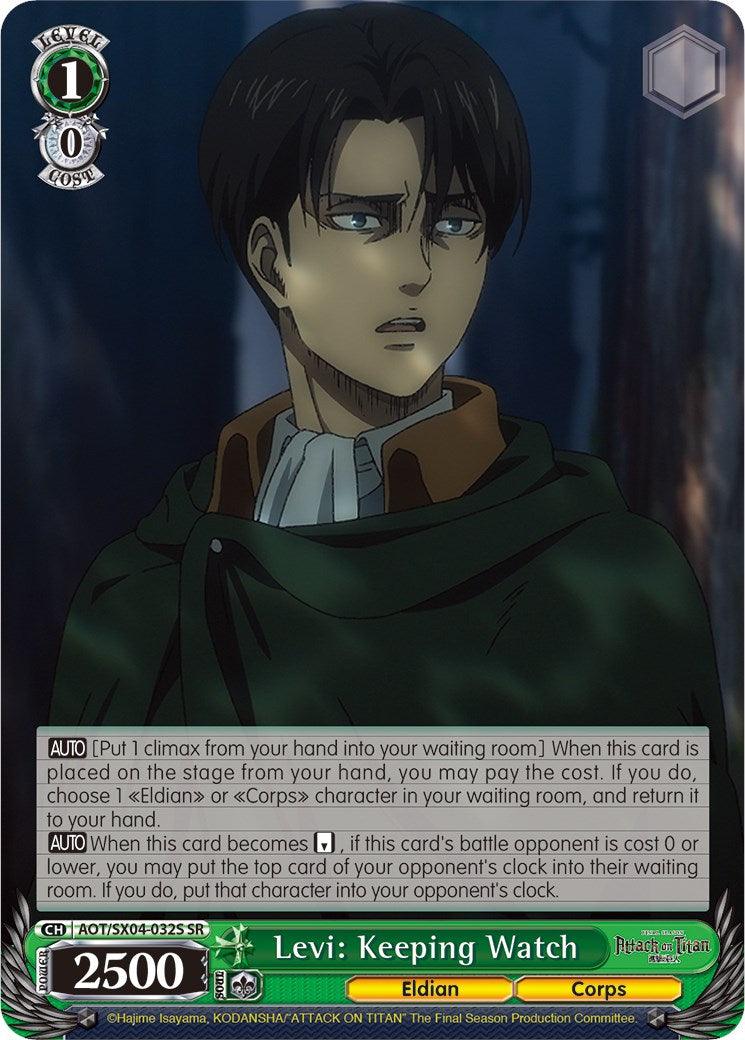 Levi: Keeping Watch (Foil) [Attack On Titan: Final Season] - POKÉ JEUX