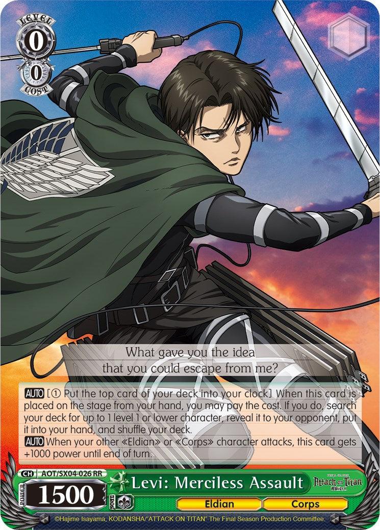 Levi: Merciless Assault [Attack On Titan: Final Season] - POKÉ JEUX