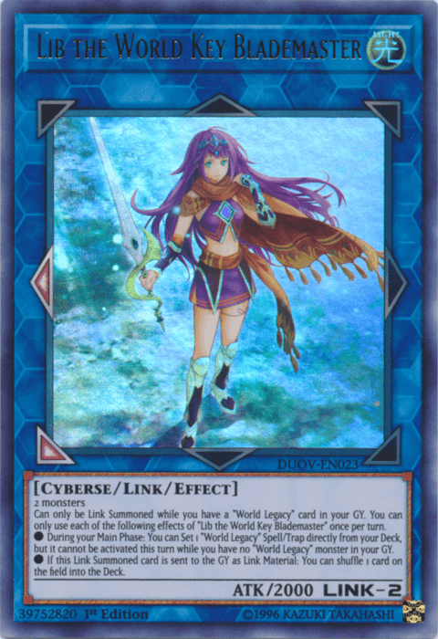 Lib the World Key Blademaster [DUOV-EN023] Ultra Rare - POKÉ JEUX