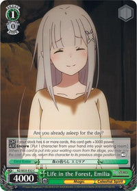 Life in the Forest, Emilia (RZ/SE35-E32 C) (Parallel Foil) [Re:ZERO: The Frozen Bond] - POKÉ JEUX