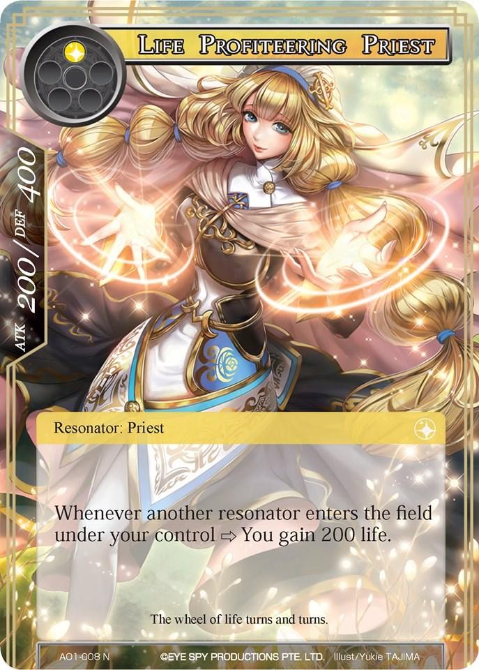 Life Profiteering Priest (AO1-008) [Alice Origin] - POKÉ JEUX