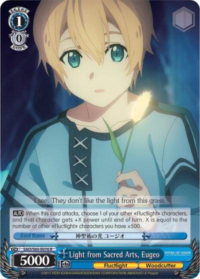 Light from Sacred Arts, Eugeo (SAO/S65-E076 R) [Sword Art Online -Alicization-] - POKÉ JEUX
