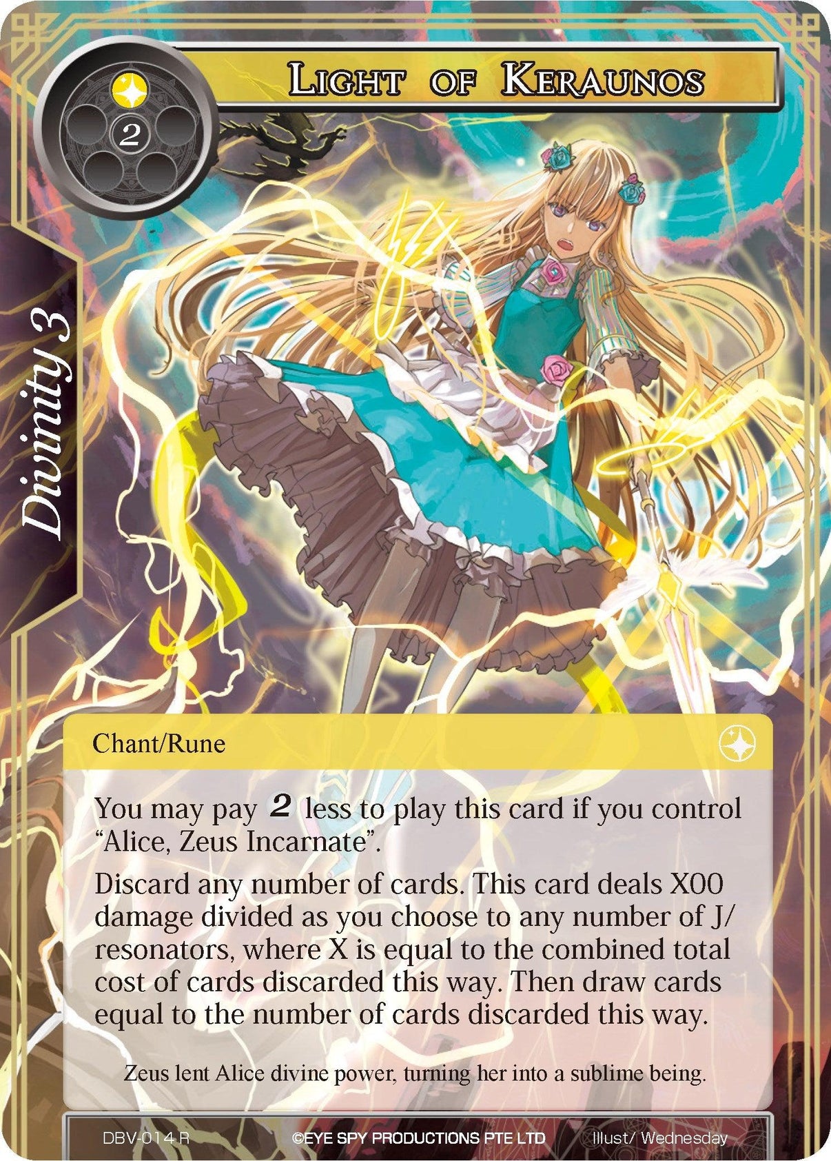 Light of Keraunos (DBV-014) [The Decisive Battle of Valhalla] - POKÉ JEUX