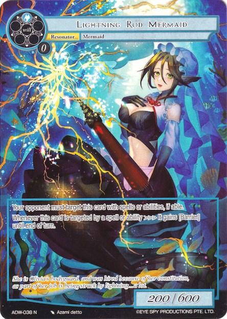 Lightning Rod Mermaid (Full Art) (ADW-038) [Assault into the Demonic World] - POKÉ JEUX