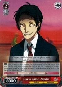 Like a Game, Adachi (P4/EN-S01-064 C) [Persona 4 ver.E] - POKÉ JEUX