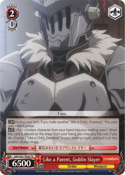 Like a Parent, Goblin Slayer (GBS/S63-TE06 TD) [Goblin Slayer] - POKÉ JEUX