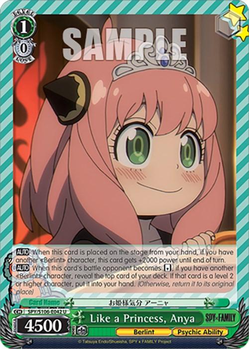 Like a Princess, Anya (SPY/S106-E042 U) [SPY x FAMILY] - POKÉ JEUX