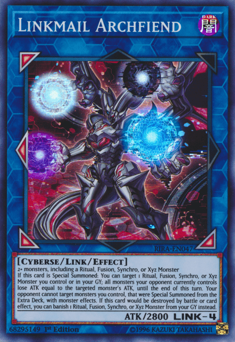 Linkmail Archfiend [RIRA-EN047] Super Rare - POKÉ JEUX