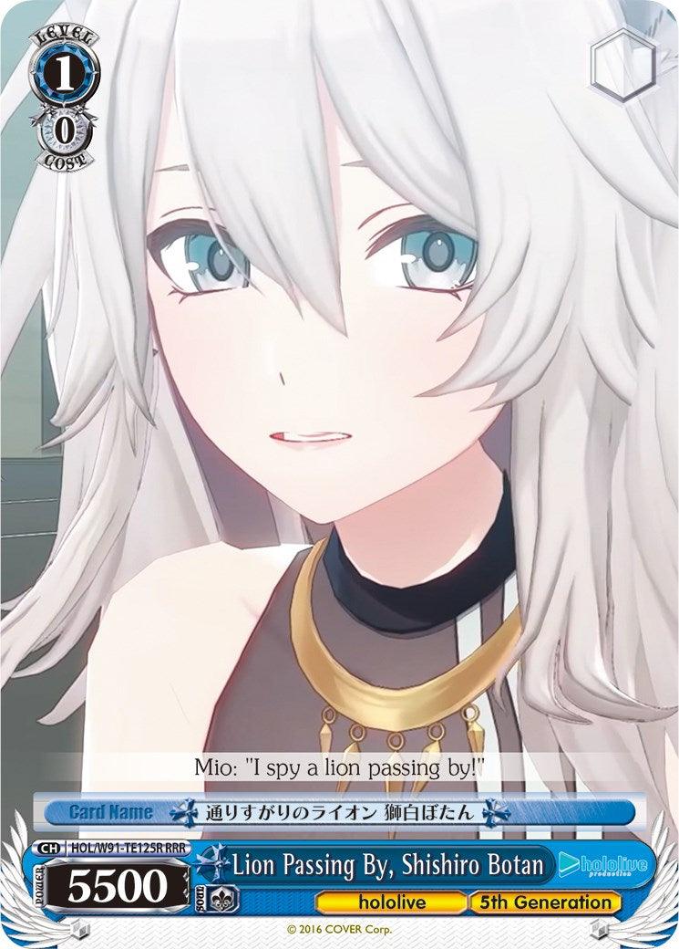 Lion Passing By, Shishiro Botan (HOL/W91-TE125R RRR) [hololive production] - POKÉ JEUX